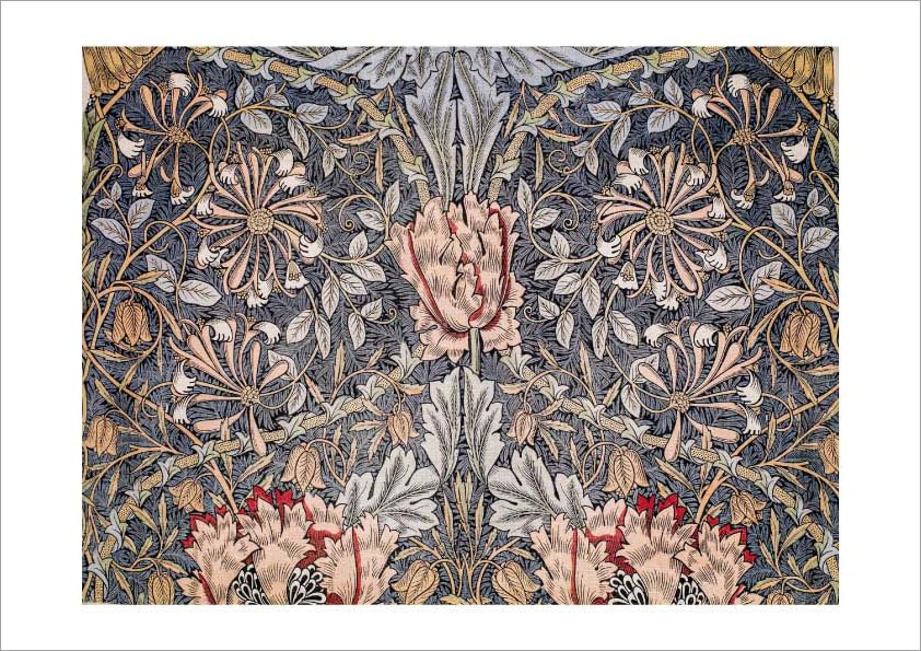 Amazon.co.jp: ウィリアム・モリス 絵画アートポスター B4 サイズ10